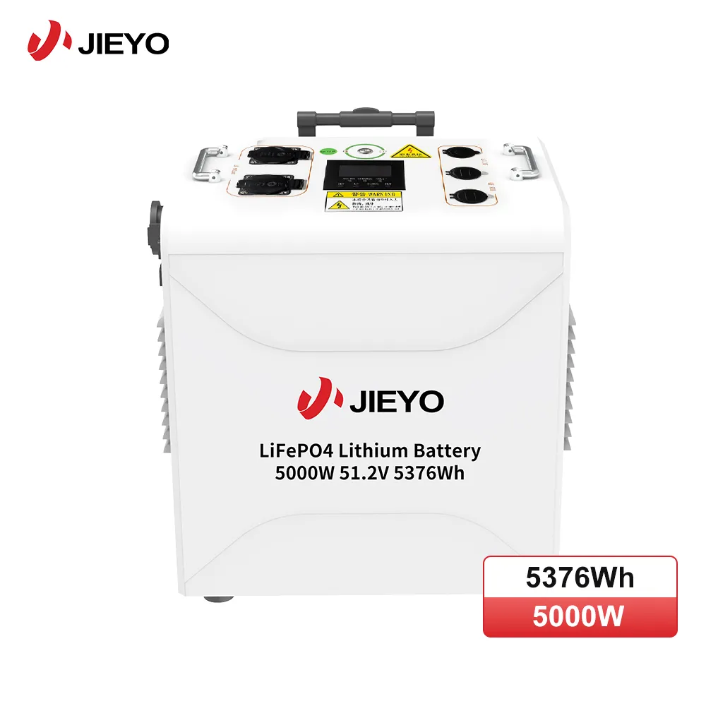 51.2V 5000W 5376wh Portable LiFePO4 Power Station