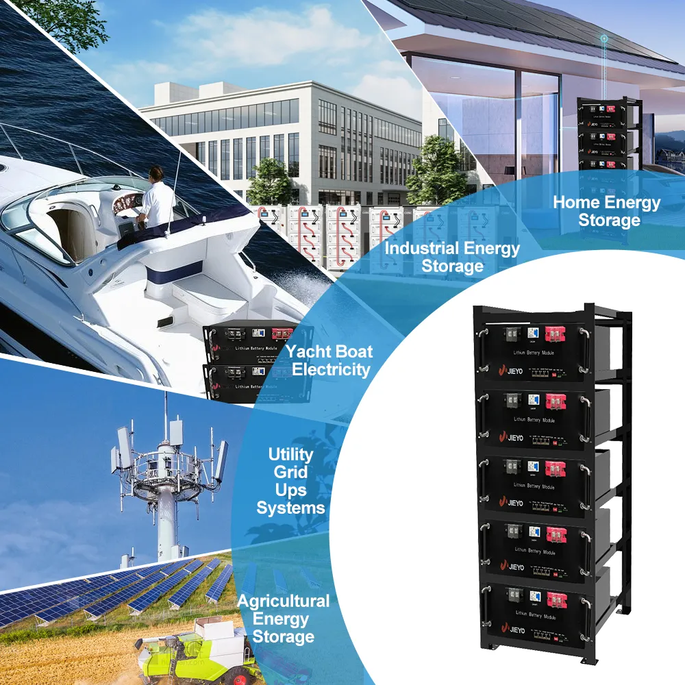 JIEYO Rack-Mounted LiFePO4 Energy Storage System Multi-Scenario Application Display Main Product Image