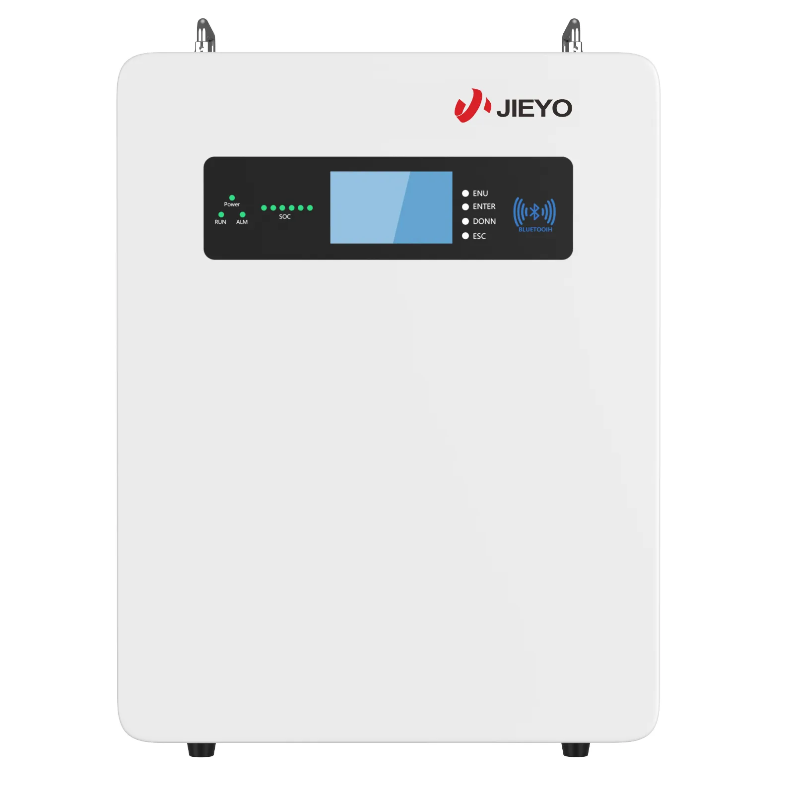 JIEYO Wall-mounted LiFePO4 Energy Storage Battery Front View White Background Main Product Image